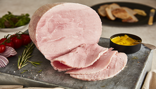 100% Gammon  Cooked Ham - 500g Sliced