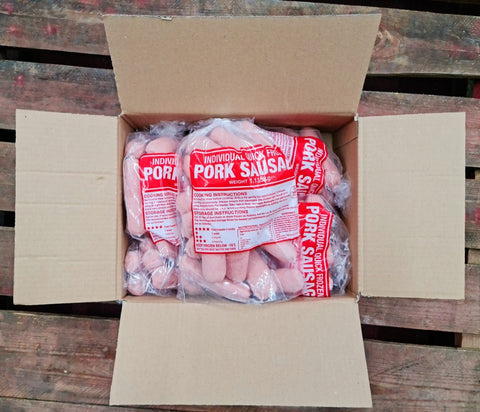 COLLECT ONLY Gills Frozen IQF Sausages - Breakfast size - 10lb Box