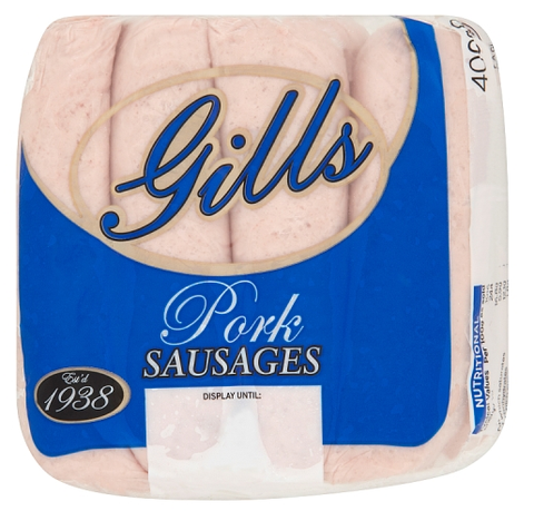 Gills Best Pork Sausages Thick - 400g