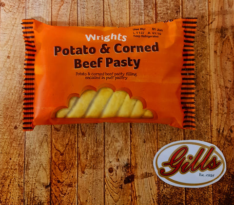 Potato & Corned Beef Pasty